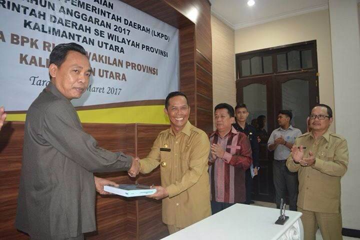 Penyerahan LKPD Kab. Tana Tidung  TA 2017 Ke BPK RI Perwakilan Prov. Kaltara